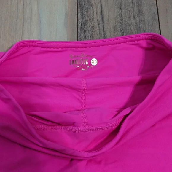 EUC! Lilly Pulitzer Luxletic Fern Skort Pink Grenadine Size XS - Picture 7 of 13